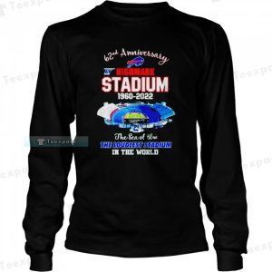 62nd Anniversary Highmark Stadium The Sea Of Blue Bills Long Sleeve Shirt