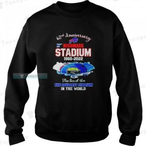 62nd Anniversary Highmark Stadium The Sea Of Blue Bills Sweatshirt