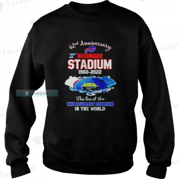 62nd Anniversary Highmark Stadium The Sea Of Blue Bills Shirt