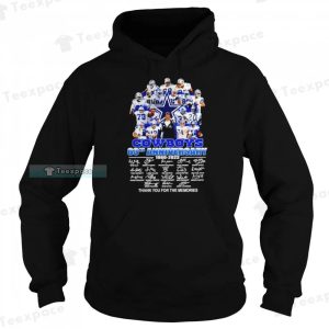 63rd Anniversary 1960-2023 Thank You For The Memories Cowboys Shirt
