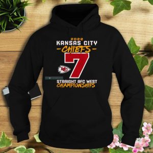 7 Straight AFC West Championship Kansas City Chiefs Shirt
