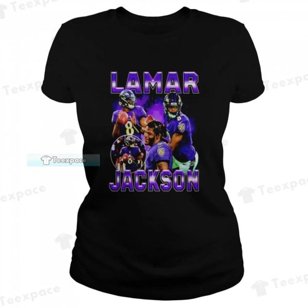 8 Lamar Jackson Ravens Shirt