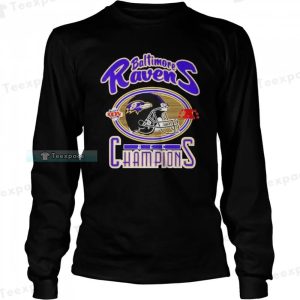 AFC Champions Baltimore Ravens Long Sleeve Shirt 3