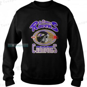 AFC Champions Baltimore Ravens Sweatshirt 4
