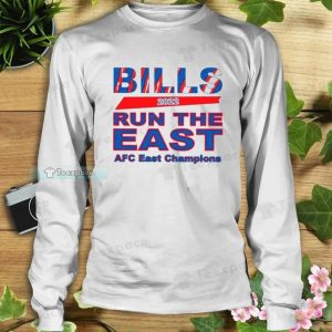 AFC East Champions 2022 Run The East Buffalo Bills Mafia Long Sleeve Shirt