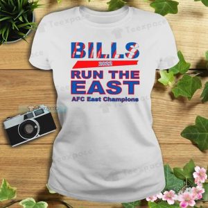 AFC East Champions 2022 Run The East Buffalo Bills Mafia T Shirt Womens