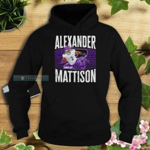Alexander Mattison 2 Running Back Minnesota Vikings Leap Shirt