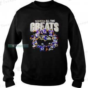 All Time Greats Signatures Ravens Sweatshirt 4