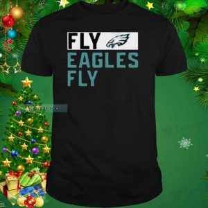 Anthracite Fly Eagles Fly Crew Philadelphia Eagles Shirt
