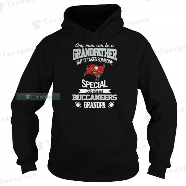 Any Man Can Be A Grandfather But It Takes Someone Special To Be A Buccaneers Grandpa Shirt