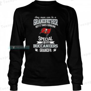 Any Man Can Be A Grandfather But It Takes Someone Special To Be A Buccaneers Grandpa Long Sleeve Shirt 3