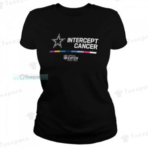 Awesome Dallas Cowboys NFL Crucial Catch Performance T Shirt Womens 2