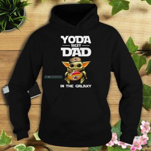 Baby Yoda Best Dad In The Galaxy Chiefs Shirt
