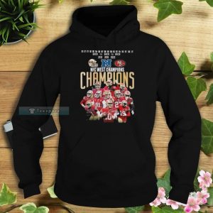 Back To Back 2012 2019 2022 NFC West Champions Signatures San Francisco 49ers Shirt