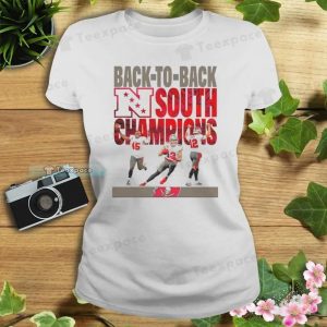 Back To Back NFC South Champions Tampa Bay Buccaneers T shirt Womens 2