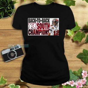 Back To Back South Champions Buccaneers T shirt Womens 2
