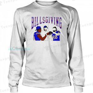 Billsgiving Josh Allen Buffalo Potato Long Sleeve Shirt