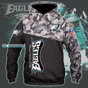 philadelphia eagles camo hoodie