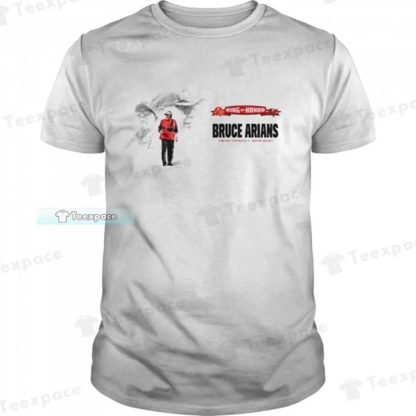 Bruce Arians Head Coach 2019 2021 Tampa Bay Buccaneers Ring Of Honor Shirt