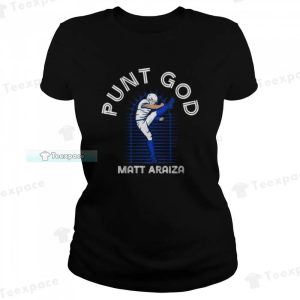 Buffalo Bills Matt Araiza Punt God T Shirt Womens