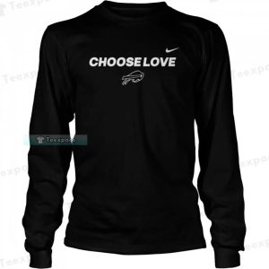 Buffalo Bills Nike Stop Hate End Racism Choose Love Long Sleeve Shirt