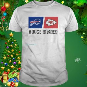 Buffalo Bills Vs Kansas City Chiefs House Divided Unisex T Shirt