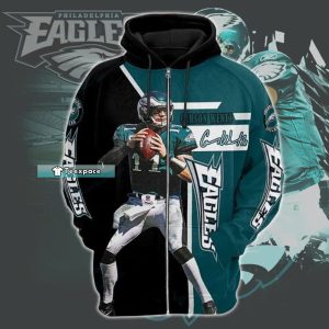 Carson Wentz Philadelphia Eagles Legend Hoodie Unique Eagles Gifts