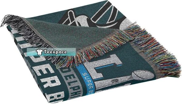 Eagles Super Bowl Woven Blanket Eagles Gifts