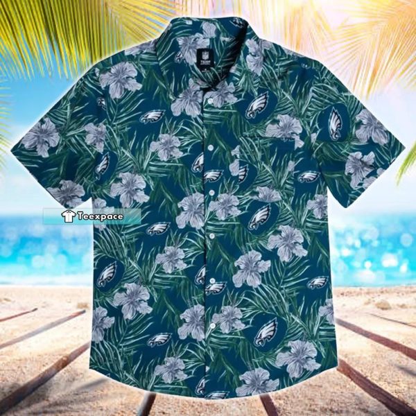 Hibiscus Summer Eagles Hawaiian Shirt