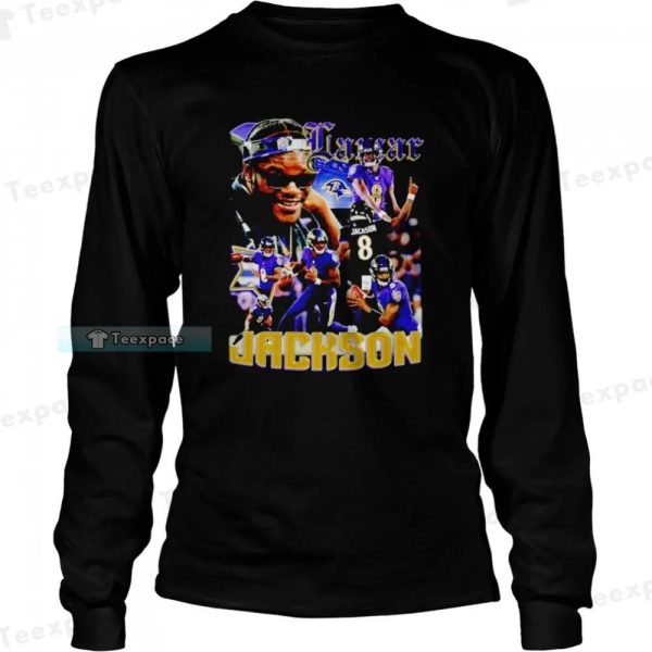 Lamar Jackson 8 2023 Ravens Shirt