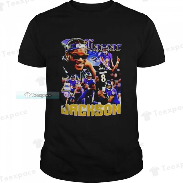 Lamar Jackson 8 2023 Ravens Shirt