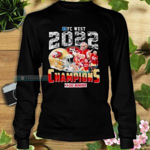 NFC West 2022 Champions Go Niners 49ers Long Sleeve Shirt 3