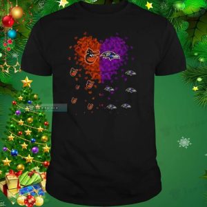 Ravens And Baltimore Orioles Hearts Shirt
