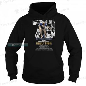 Rayfield Wright Thank You For The Memories Dallas Cowboys Hoodie 5