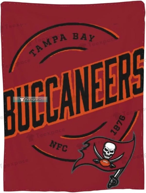 Red Tampa Bay Buccaneers Throw Blanket