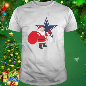 Santa Claus Christmas Dallas Cowboys Shirt