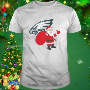 Santa Claus Eagles NFL Christmas 2023 Shirt