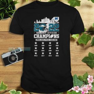 Skyline 2022 NFC East Division Champions Philadelphia Eagles Shirt