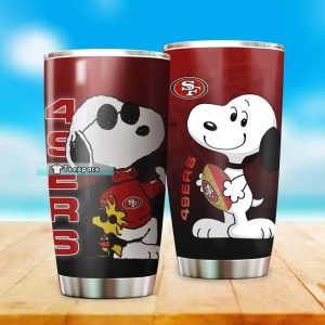 Snoopy 49ers Coffee Tumbler 49ers Gift