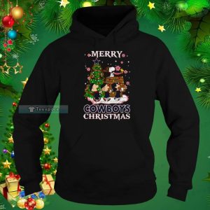 Snoopy And Friends Merry Christmas Dallas Cowboys Shirt