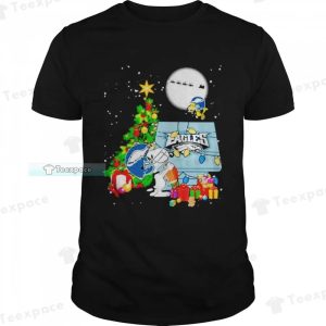 Snoopy And Woodstock Christmas Philadelphia Eagles Shirt
