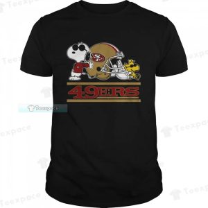 Snoopy San Francisco 49ers T shirt 1