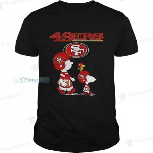 Snoopy The Peanuts San Francisco 49ers Shirt