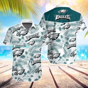 Special Vintage Philadelphia Eagles Hawaiian Shirt