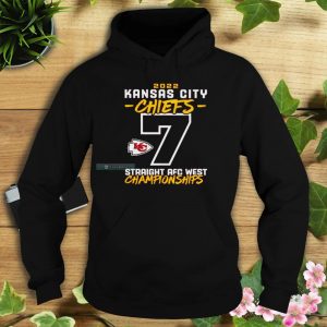 Straight AFC West Division Championships 2022 Chiefs Shirt