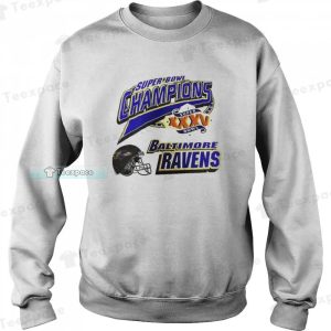 Super Bowl Champions Baltimore Ravens Sweatshirt 4