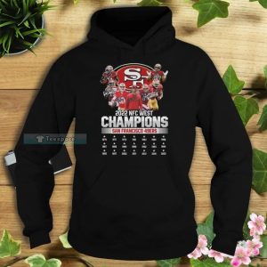 Team 2022 NFC West Champions 1970 2022 Signatures San Francisco 49ers Hoodie 4