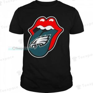 The Rolling Stones Logo Philadelphia Eagles Shirt