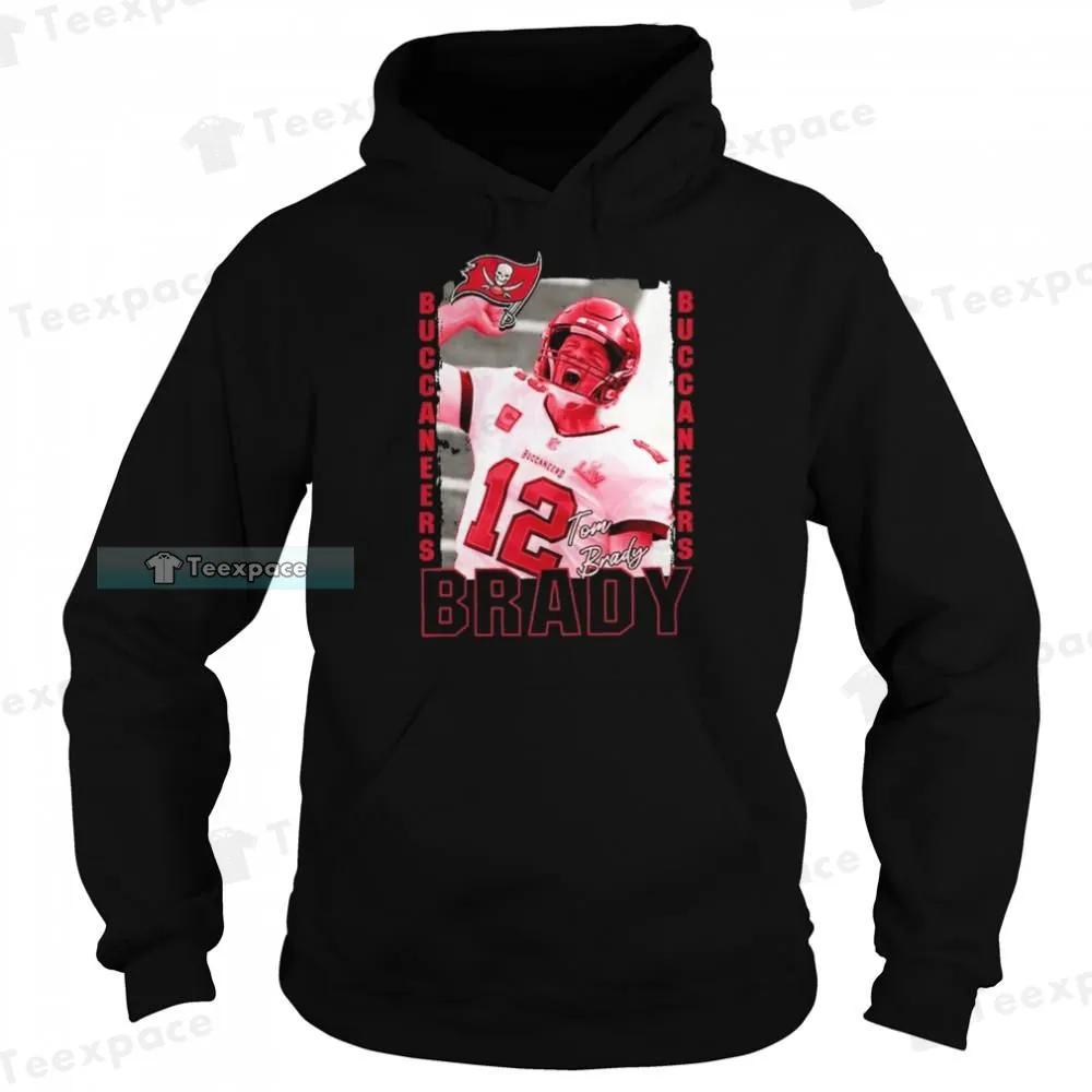 Tom Brady Youth Play Action Graphic Tampa Bay Buccaneers Hoodie 5