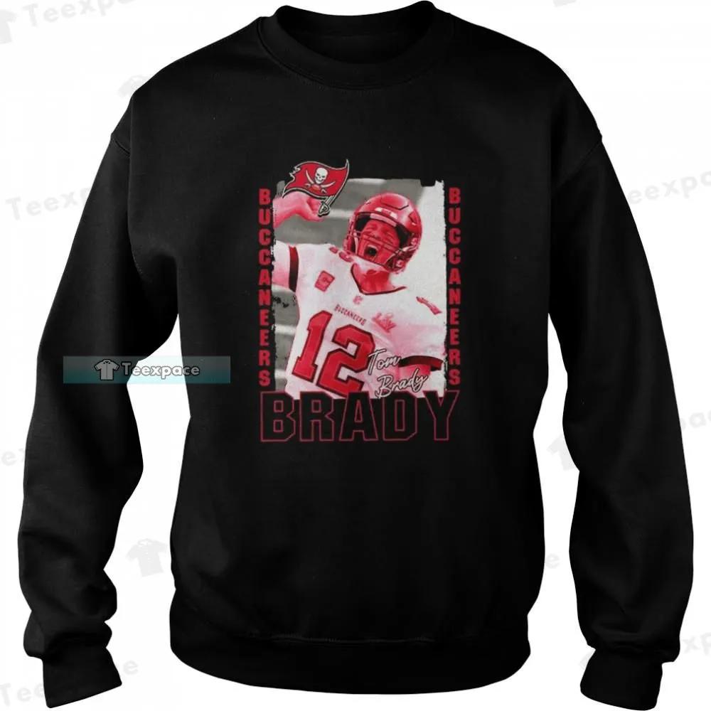 Tom Brady Youth Play Action Graphic Tampa Bay Buccaneers Sweatshirt 4